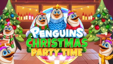 Penguins Christmas Party Time